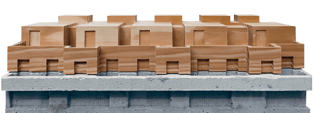 imagen maqueta de la promoción as camelias en Oporto Portugal